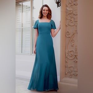 Dark Teal Bridesmaid Dress - Size 10